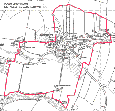 Skirwith conservation area for the central area of Skirwith village