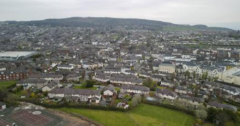 Overlooking houses in Penrith.